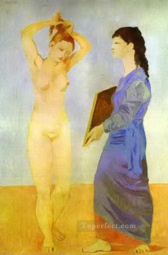 パブロ・ピカソ Painting - トイレ 1906年 パブロ・ピカソ